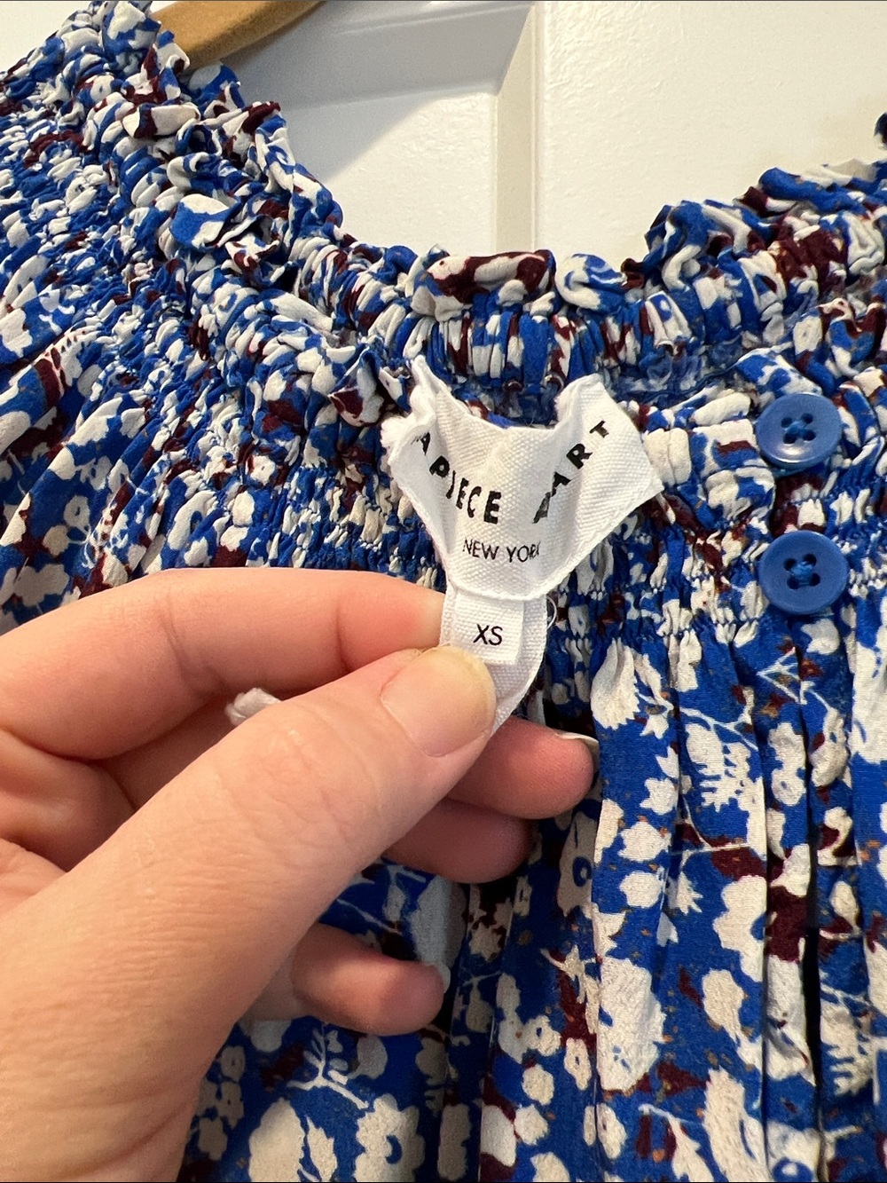 Apiece Apart Esparta Floral Short Sleeve Top - Picture 8 of 9